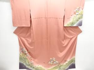 花車模様刺繍訪問着